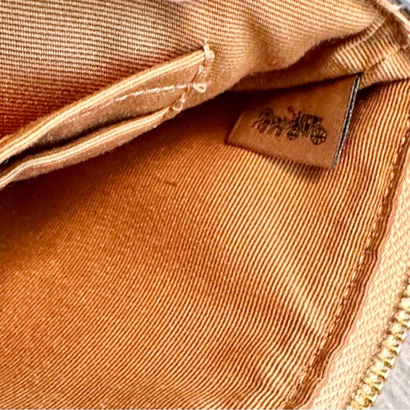 COACH Corner Zip Wristlet With Coach Monongram Print NEW!! - Picture 5 of 6